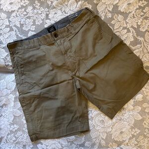 J. Crew Stretch Olive Shorts
